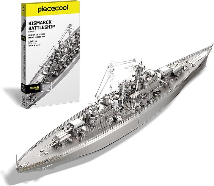 Actual product image Piececool 3D Puzzle Schlachtschiff Bismarck