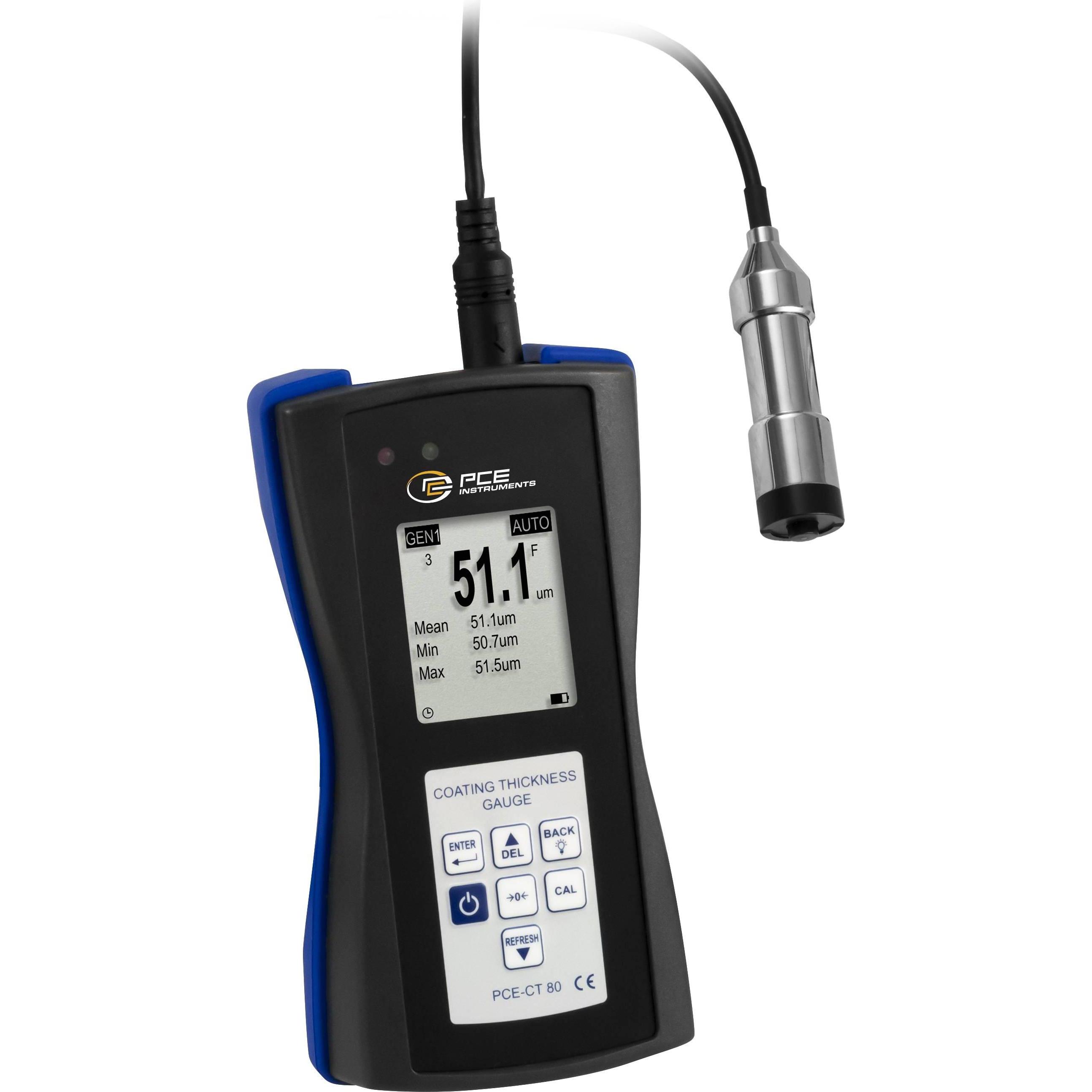 PCE Instruments, Rilevatore, PCE-CT 80-FN2D5 Schichtdicken-Messgerät 0 - 2500 µm