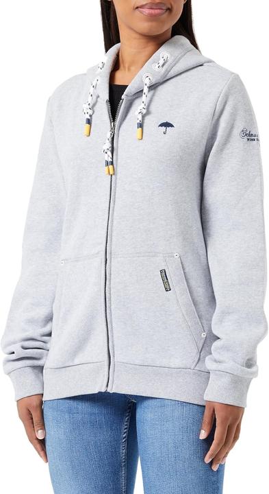 Produktbild Yuka Comfy Chic Sweatjack mit Kängurutasche und gerippten Bündchen (L)