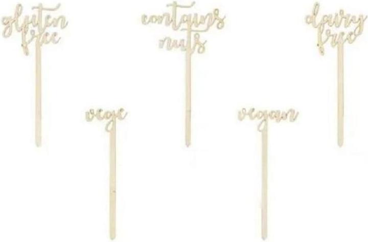 Produktbild Partydeco Sweet table toppers, 14.5-16cm (1 pkt / 1 pc.) (5 Stück)
