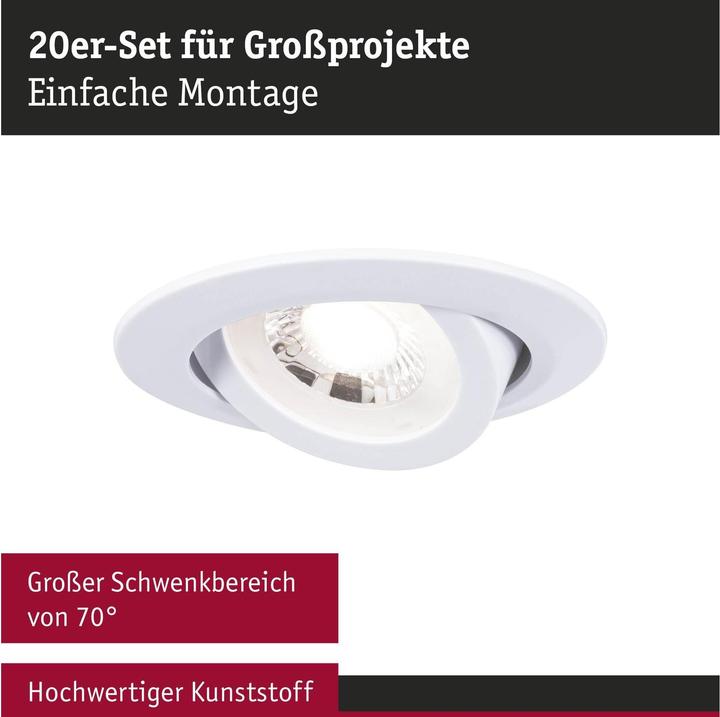 Produktbild Paulmann Einbauleuchten (450 lm)