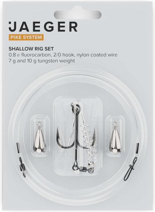 Actual product image Jaeger Pike Shallow Rig Set