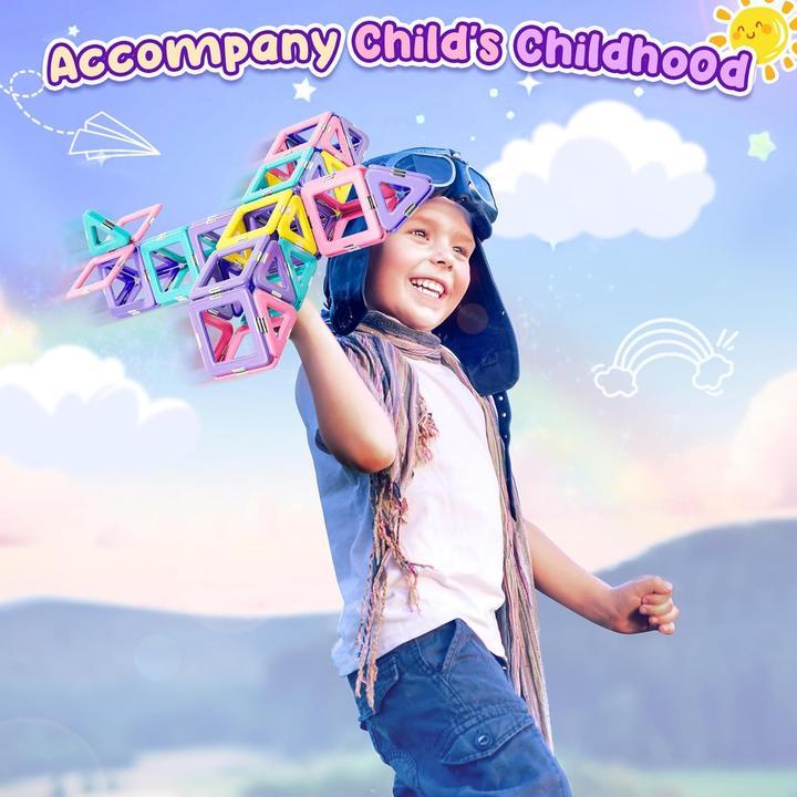 Image du produit Cooljoy 40-teiliges magnetische Bausteine