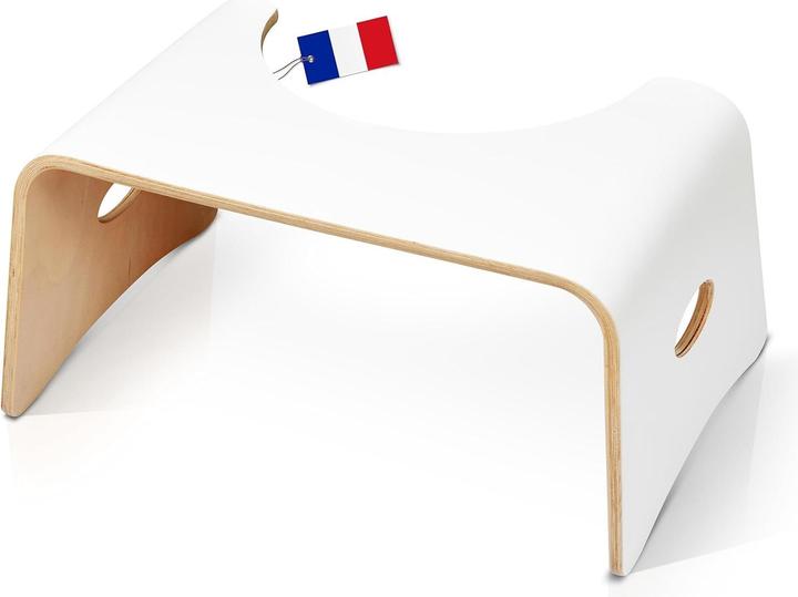 Image du produit Well Care Tabouret de toilette Bois laqué Blanc