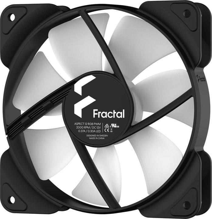 Actual product image Fractal Aspect 12 RGB PWM (120 mm, 3x)
