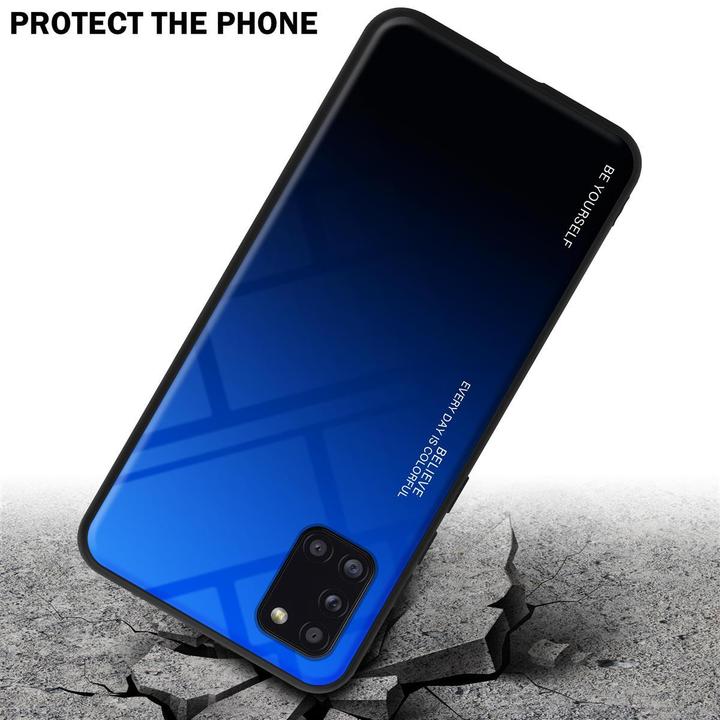 Actual product image Cadorabo TPU 2 colors glass cover (Samsung Galaxy A31)