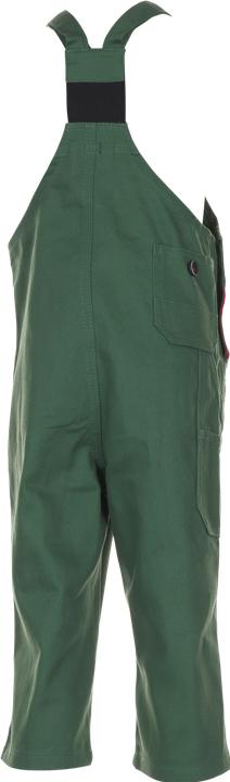 Produktbild Planam Kinder-Latzhose mittelgrün/mittelrot 110/116 122/128