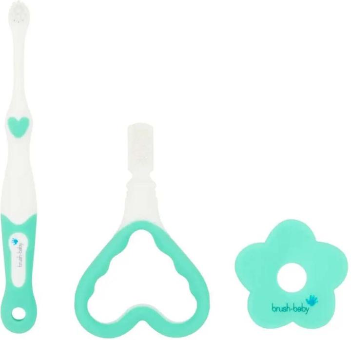 Produktbild Brush-Baby Zahnbürste und Zahnungshilfe (Weich, 2 x)