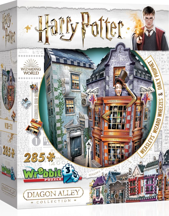 Produktbild Wrebbit 3D Weasleys zauberhafte Zauberscherze und Der Tagesprophet (285 Teile)