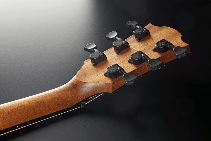Actual product image Lâg Guitars Sauvage Te (Classical guitar, Black Brankowood, Smoked Eucalyptus Rough Sawn Finish, Khaya, Graphites, Brown Brankowood (pinus radiata), Pale Brankowood)