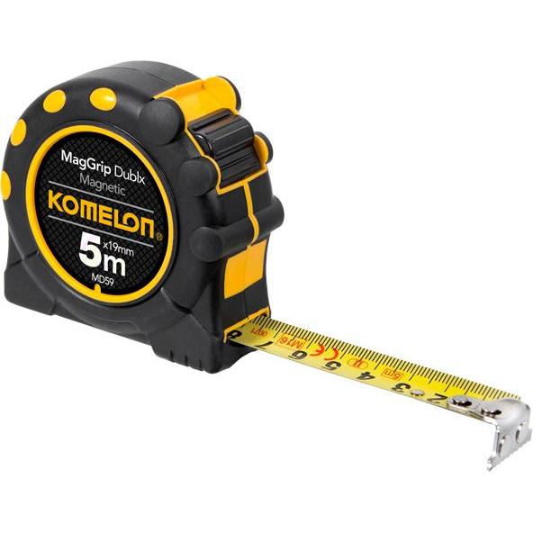 Thumbnail - Komelon, Längenmesswerkzeug, Roulette MAG GRIP DUPLEX 5 mx 19 mm (M)