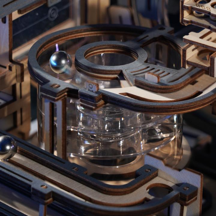 Actual product image Rokr Spaceport marble run