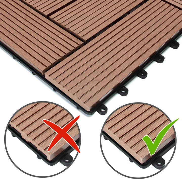 Immagine prodotto Casaria Piastrelle WPC (11 x, 30 x 30 x 2 cm)