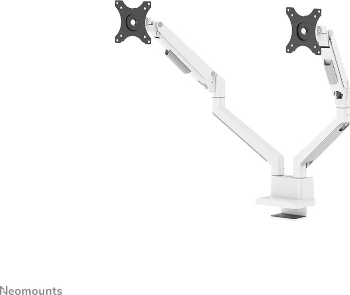 Produktbild Neomounts Tischhalterung duo 100x100 9kg/17-32"/wei?/voll beweglich (Tisch, 35", 9 kg)