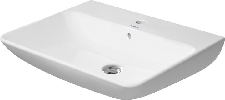Actual product image Duravit Washbasin ME by Starck m ÜL m HLB 650x490mm 1 HL white satin finish (490 mm, 650 mm)