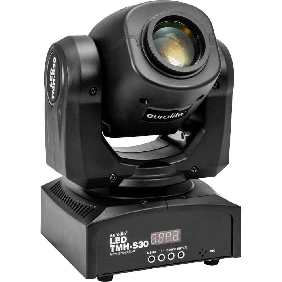 Eurolite LED TMH-S30 Spot a testa mobile (30 W, LED), Faro, Nero