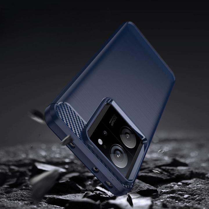 Image du produit Cover-Discount Xiaomi 13T / 13T Pro - Housse métallique aspect carbone bleu (Xiaomi 13T)