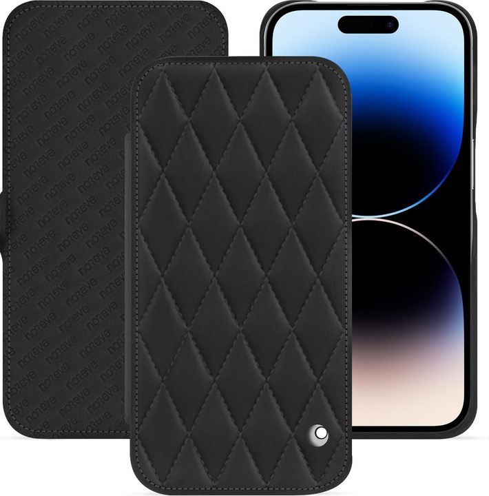 Actual product image Noreve Horizontal leather flap shell (Apple iPhone 15 Pro)