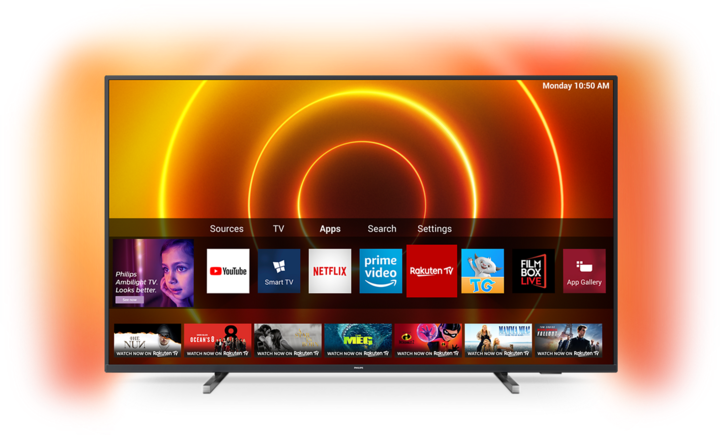 Produktbild Philips 58PUS7805 Ambilight (58", LED, 4K)
