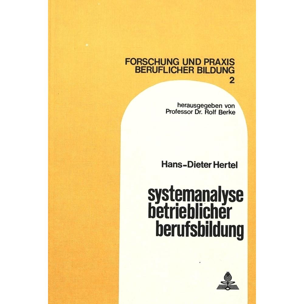 Systemanalyse betrieblicher Berufsbildung, Fachbücher