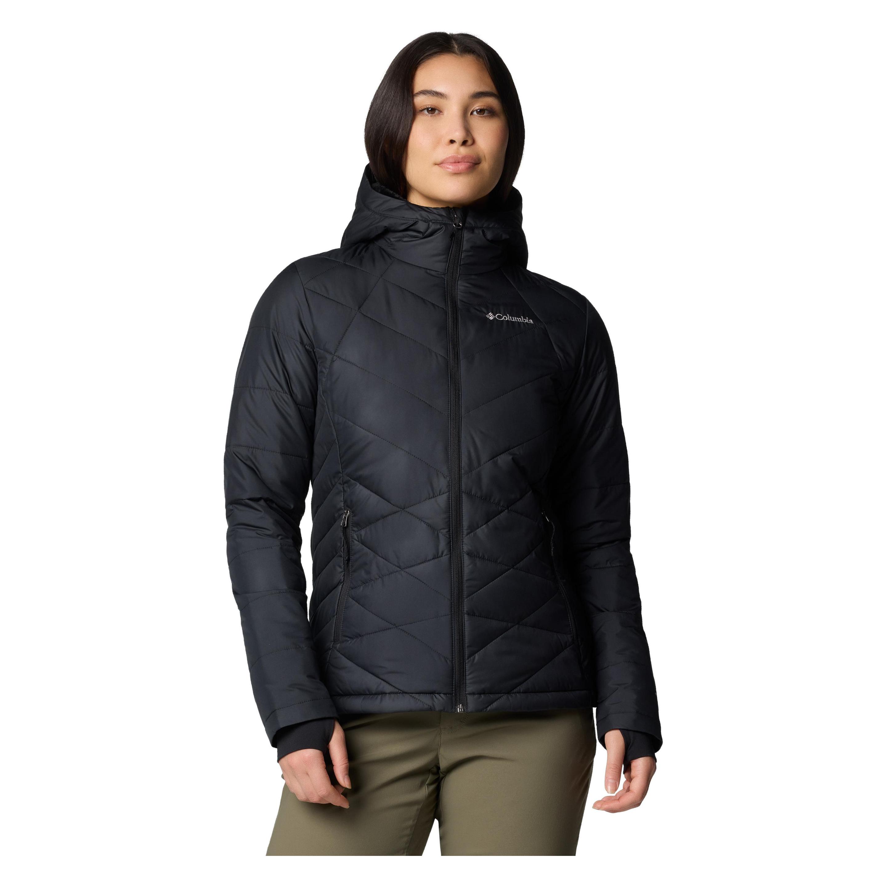Columbia, Damen, Winterjacken, Heavenly™ Hooded Jacket, Schwarz, (Xs)