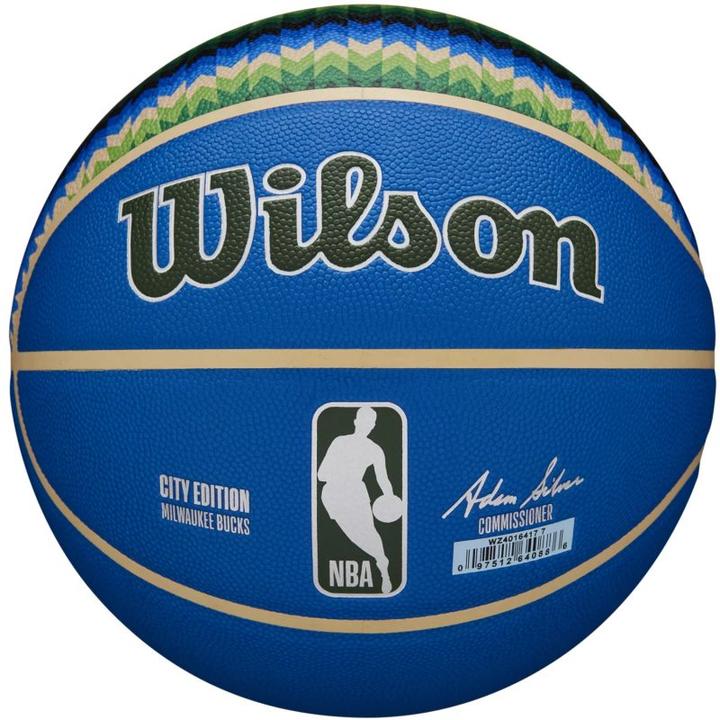 Wilson Nba Team City Collector Basketball Milwaukee Bucks (7)