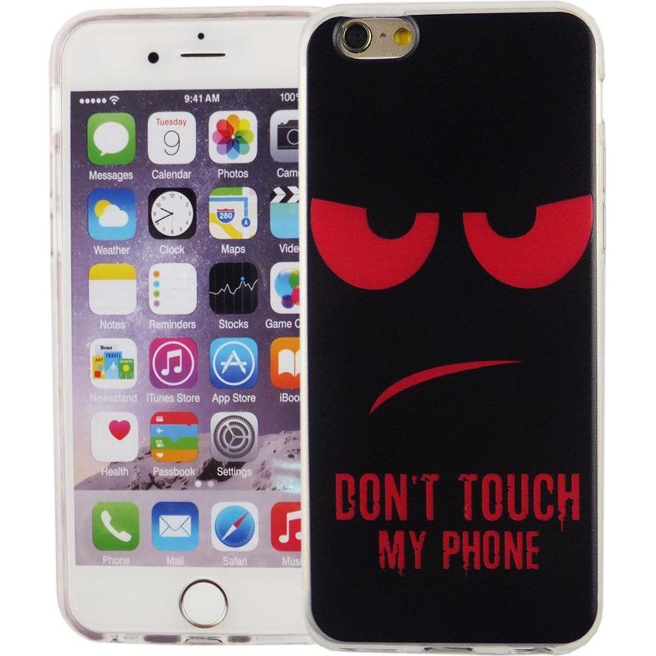 Thumbnail - König Design Handy Hülle für Apple iPhone 6 / 6s Dont Touch Rot Tasche Case Cover Motiv TPU (Apple iPhone 6), Smartphone...