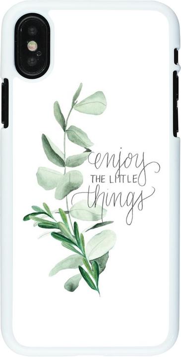 Actual product image PhoneLook Coque blanc Enjoy the little things (Apple iPhone X, Apple iPhone XS)