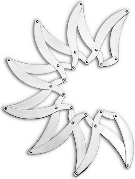 Produktbild Alessi Topfuntersatz platin (1 x, Pfannenuntersetzer)