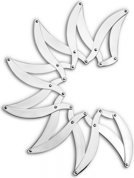 Produktbild Alessi Topfuntersatz platin (1 x, Pfannenuntersetzer)