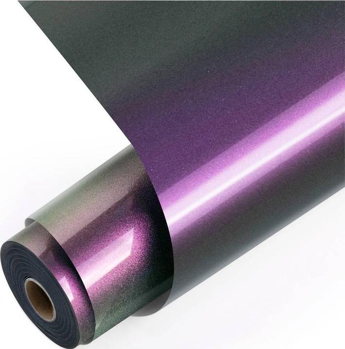 Actual product image Loklik Heat Transfer Vinyl Chameleon - Green to Purple