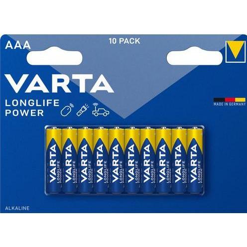 Varta Batterie LONGLIFE Power AAA NEU (10 Stk., AAA, 1260 mAh), Batterien + Akkus
