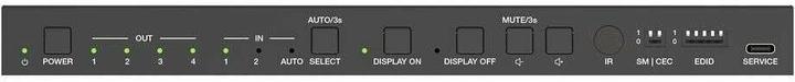 Image du produit Purelink PureTools 2x4 HDMI 2.1 Splitter - 48Gbps mit Scaler und Audio De-Embedding