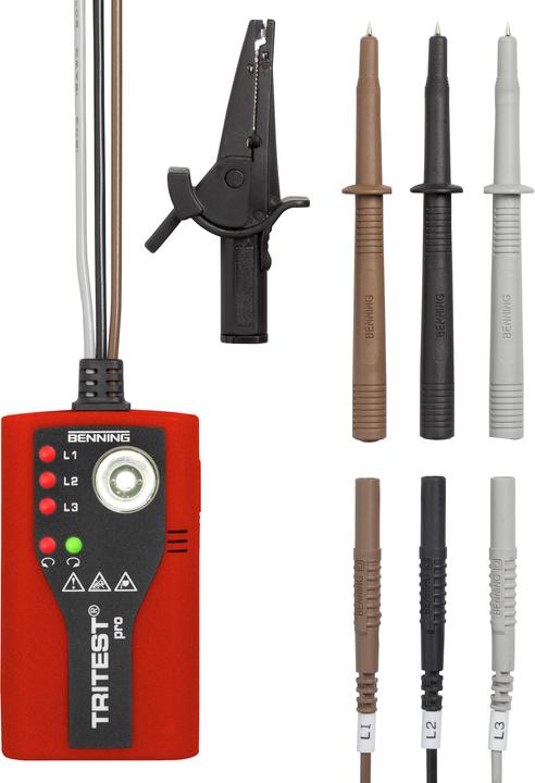 Produktbild Benning TRITEST pro Drefeldrichtungsan (CAT III 300V, Hand-Multimeter)