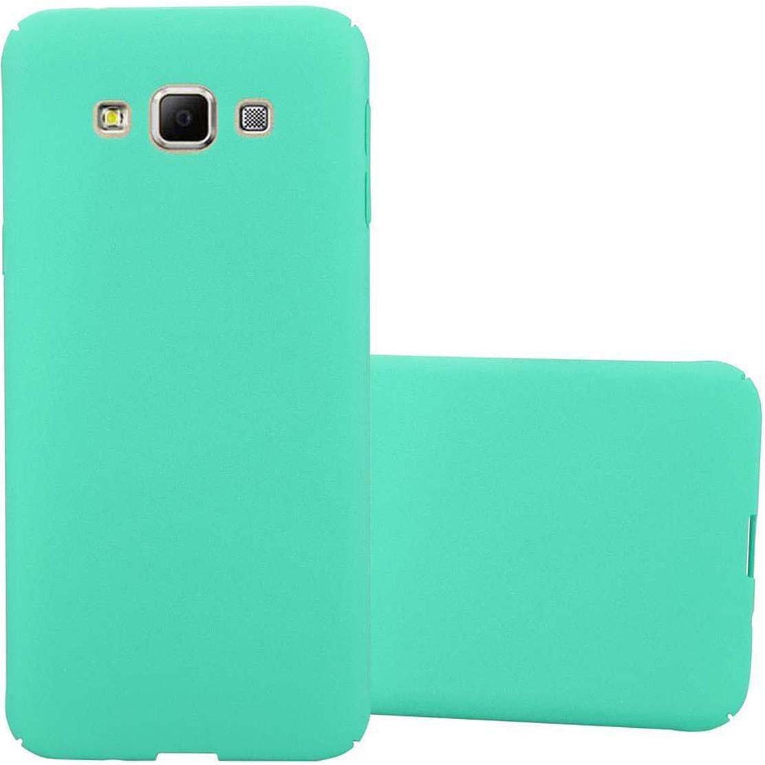 Cadorabo Hard Cover Frosty Cover (Samsung Galaxy A7), Smartphone Hülle, Grün