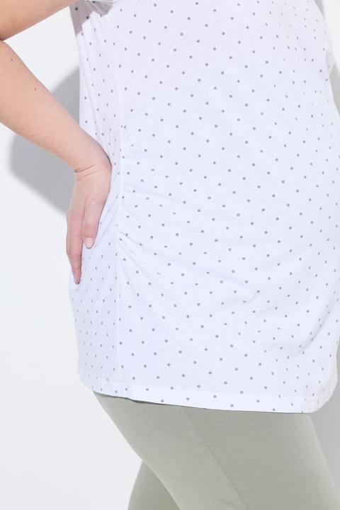 Produktbild Ulla Popken Bellieva-T-Shirts, 2er-Pack, Kurzarm, seitl. Raffung, GOTS (58)