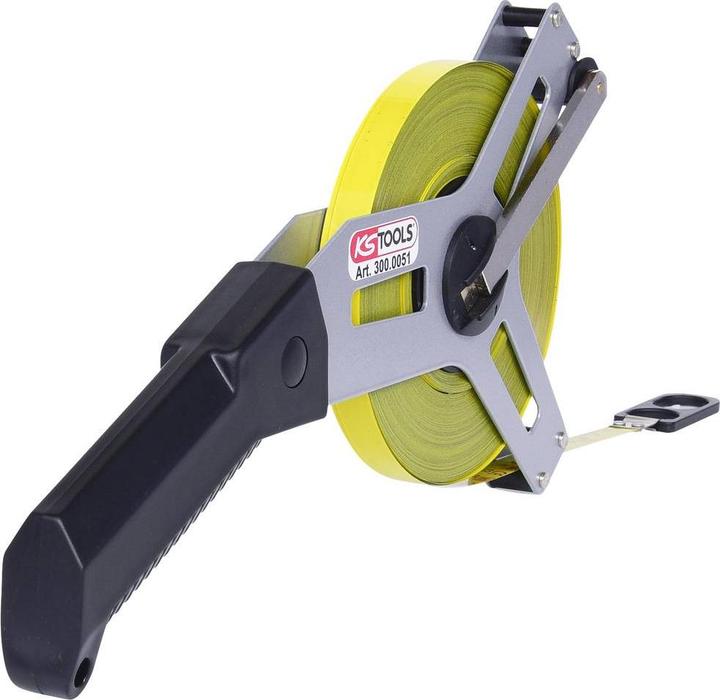 Produktbild KS Tools Rahmenbandmass mit gelbem Stahlband (50 m)