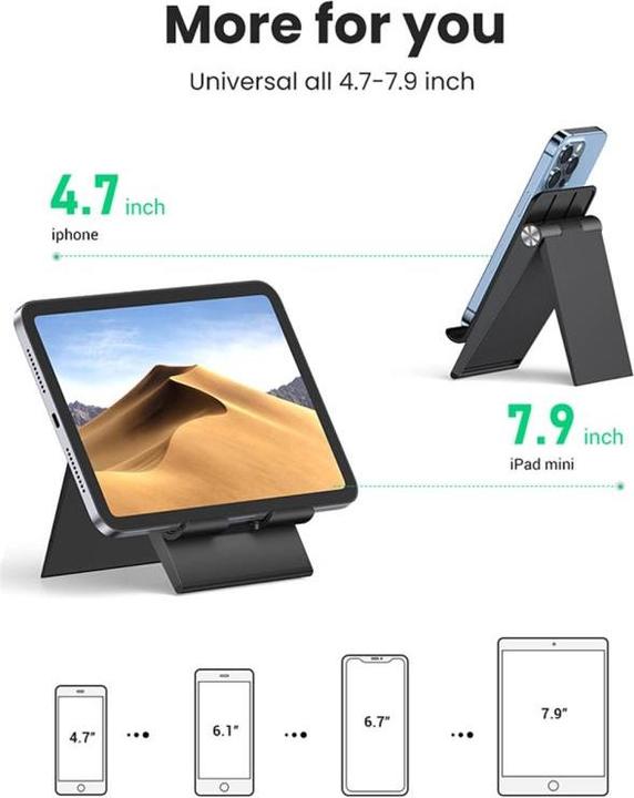 Image du produit Ugreen Support de téléphone multi-angle avec réglage de la hauteur