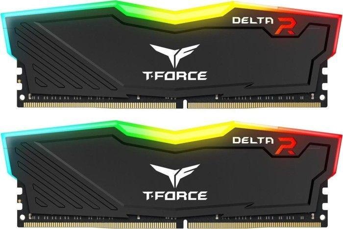 Produktbild Team Group Atmintis T-Force Delta RGB, DDR4, 16 GB, 3200MHz, CL16 (TF3D416G3200HC16FDC01) (2 x 8GB, 3200 MHz, DDR4-RAM, DIMM)