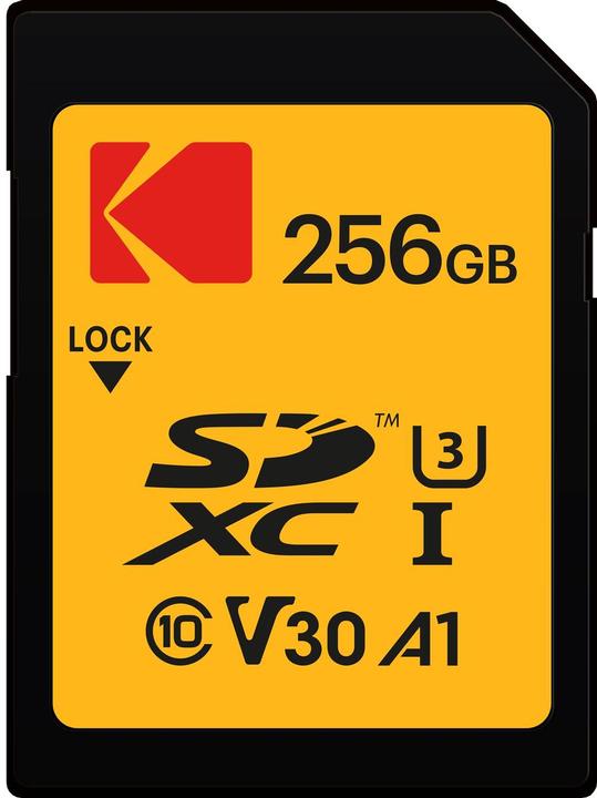 Kodak SD 256GB UHS-I U3 V30 Ultra (256 GB, SDXC, U3, UHS-I)