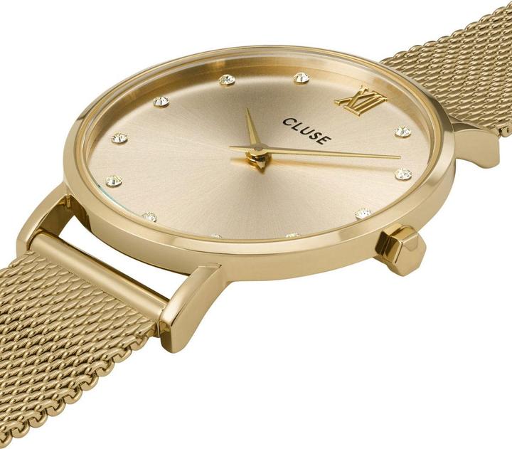Actual product image Cluse Minuit Mesh Gold (Analogue wristwatch, 33 mm)