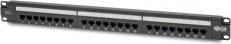 Image du produit Eaton Cat6 24-Port Patch Panel PoE+ Compliant 110/Crown 568A/B RJ45 Ethernet 1U Rack-Mount