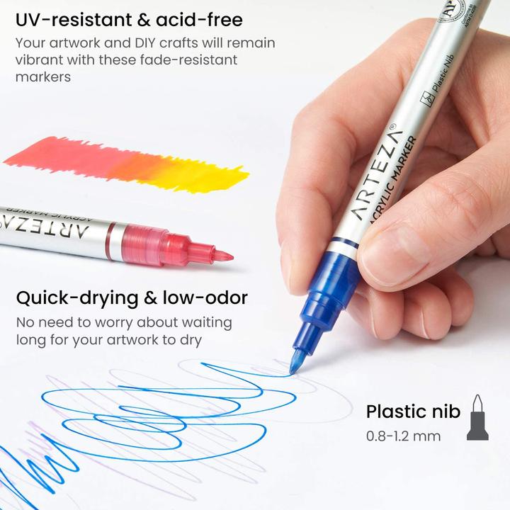 Produktbild Arteza Acrylmarker, 40er-Set