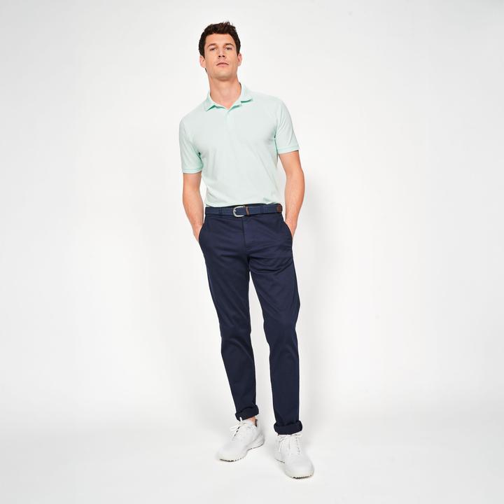 Produktbild Inesis Herren Golf Poloshirt kurzarm - MW500 hellgrün (S)