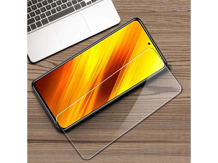 Actual product image Screenguard Xiaomi Poco X3 bulletproof glass protective film Case Friendly Design (1 Piece, Xiaomi Poco X3)