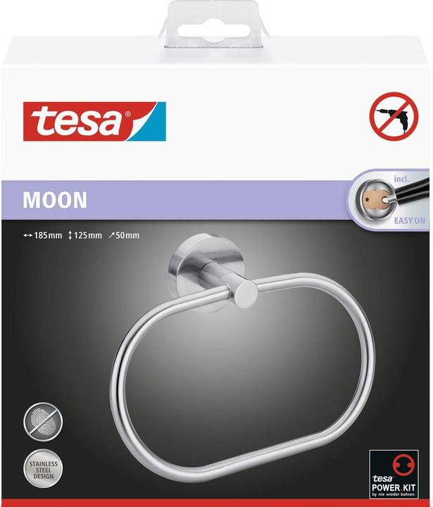 Immagine prodotto tesa Anello per asciugamani MOON con soluzione adesiva senza foratura