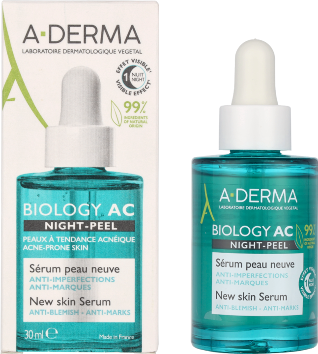 Actual product image A-Derma BIOLOGY AC Peeling Serum Fl 30 ml (30 ml)