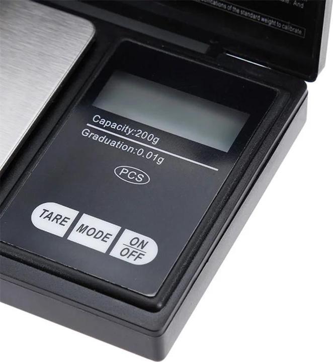 Actual product image Nikko Digitale Mini Taschenwaage Feinwaage 200g, 0.01g