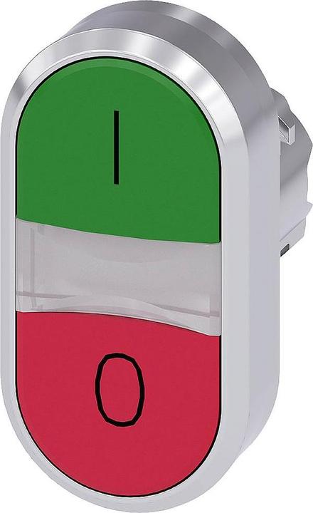 Produktbild Siemens Twin pushbutton 22mm green: I red: O s