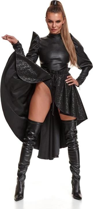 Demoniq Jupe longue en noir (XS, XXS)